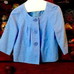 Loft Blue short Blazer excellent condition worn 1 time.  Size 8.